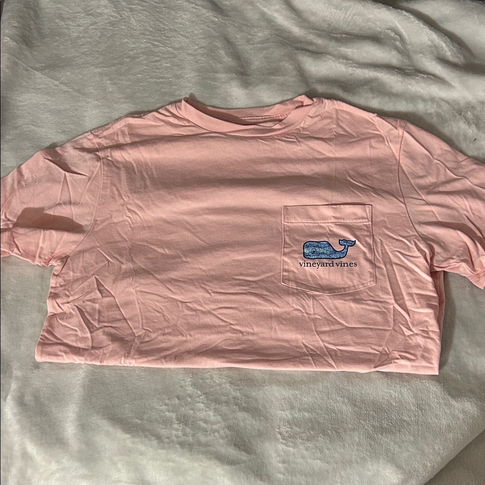 Vineyard Vines Light Pink Pocket Tee